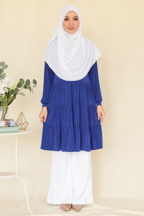 Qalam Blouse - Royal Qalam Blouse - Royal